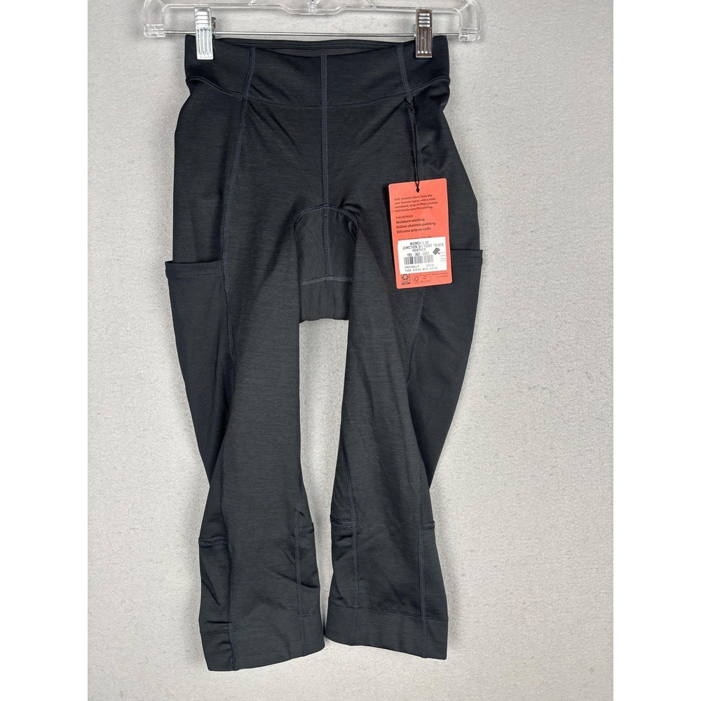 REI Co-op Junction 3/4 Tight Leggings Womens XS Gray Heather Padded Cycling NWT